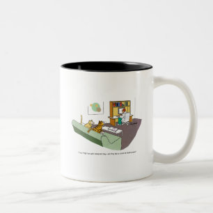 Kattsamtal Två-Tonad Mugg