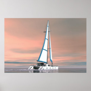 Kattsegling Poster