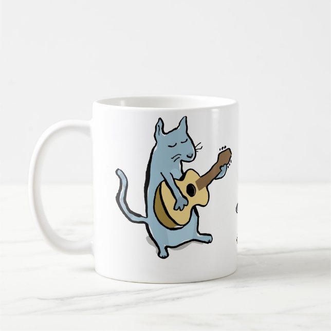 kattserenade kaffemugg (Vänster)