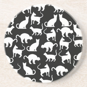 kattsilhouette underlägg