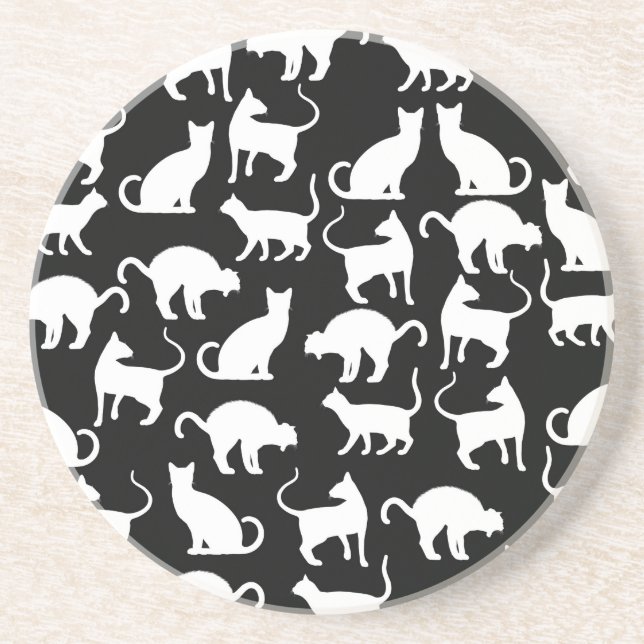 kattsilhouette underlägg (Framsidan)