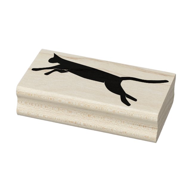 kattsilhuettekonst frimärke stämpel (Stämpel)