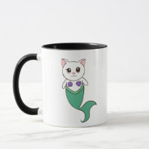 KattsjöjungfruPurrmaid kattunge jamar kaffemuggen