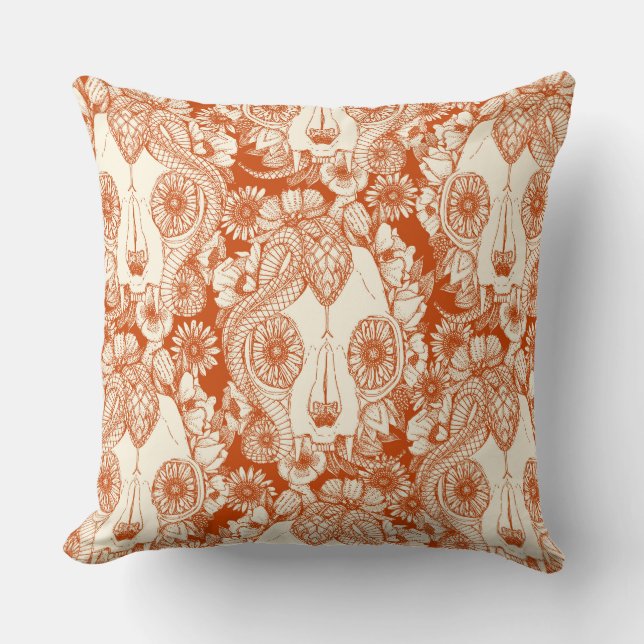 kattskallröv kudde (Framsida)