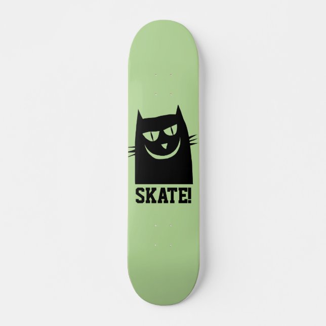 KATTSKATEBOARDS, SKAT! MINI SKATEBOARD BRÄDA 18,5 CM (Framsida)