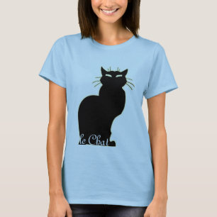 Kattskinn av svart katt, Chatta, Dam överst T-shirt