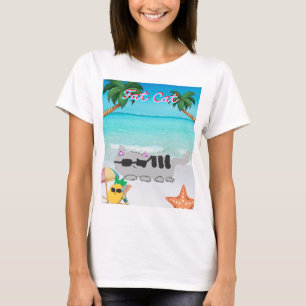 Kattskjorta för sommartid för tjock t shirt