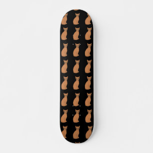 KATTSKRIVSKATEKORT MINI SKATEBOARD BRÄDA 18,5 CM