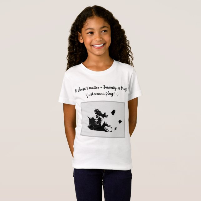 Kattspel T Shirt (Hel framsida)