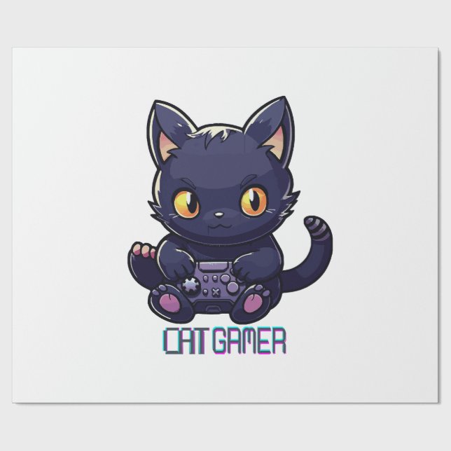 Kattspelare Presentpapper (Platt)