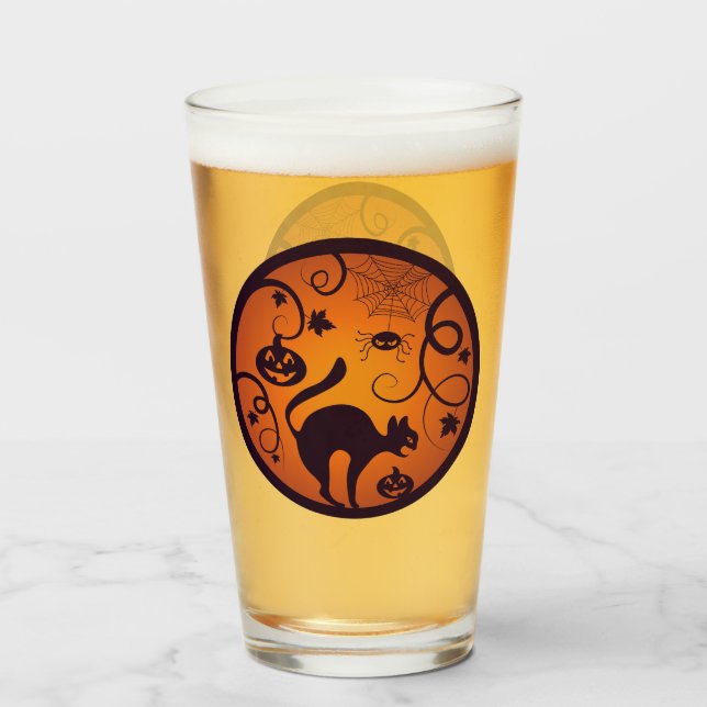 Kattspindlar och fladdermus glaskopp (Framsida fylld)