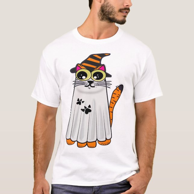 Kattspöke. Överstor T-Shirt (Framsida)