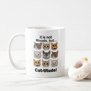 Kattstämning Katt Humör Kattälskare Kaffemugg