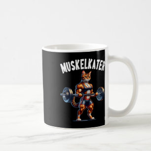Kattstångdesign för kroppsbyggare Bodybuilding Kaffemugg