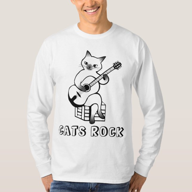KATTSTEN, gitarrT-tröja och sweatshirts Tee Shirt (Framsida)