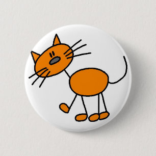 Kattstick figur knäppas knapp
