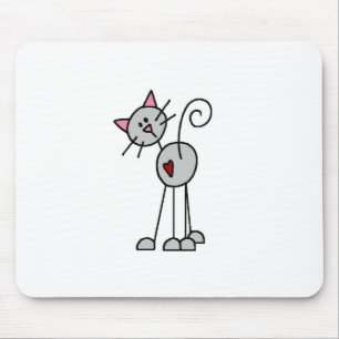 Kattstick figur Mousepad Musmatta
