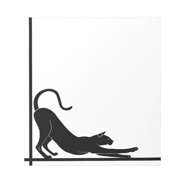 kattsträcka anteckningsblock (Framsida)