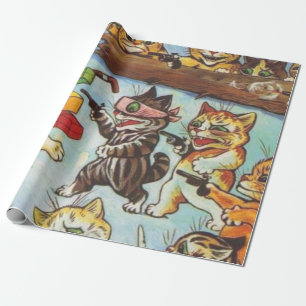 Kattstreck från Louis Wain Presentpapper