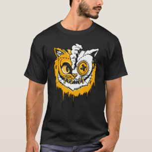 Kattstrid OG Gul Tå 1s Matchande T Shirt
