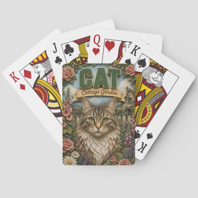 Kattstugaträdgård POPCUT Casinokort (Baksidan)