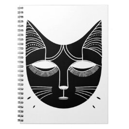 Kattsymbol för kirurgisk abstrakt. anteckningsbok