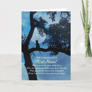Kattsympati anpassat namnsymbolkort kort