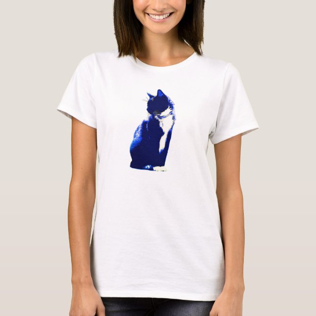 Kattt-skjorta Tee (Framsida)