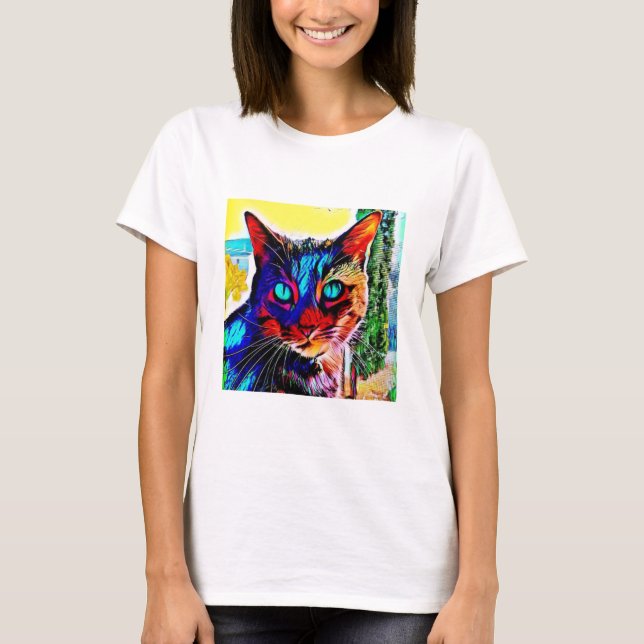 KattT-tröja Tee Shirt (Framsida)