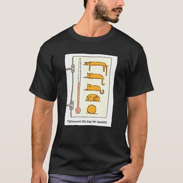 Katttermometer för och t shirt (Framsida)