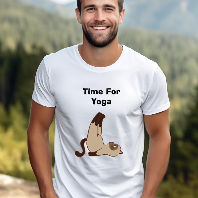 Katttid för Yoga T-Shirt (Skapare uppladdad)