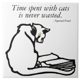 KattTime citationstecken Kakelplatta