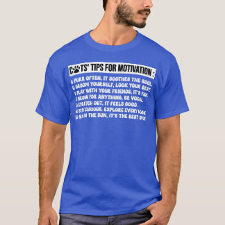 Katttips för motivation lustiga katter ord lustig t shirt