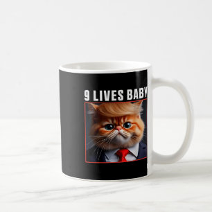 Katttrast 9 lever i Baby _1 Kaffemugg