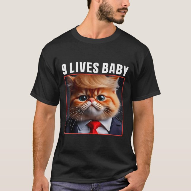 Katttrast 9 lever i Baby _1 T Shirt (Framsida)