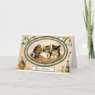 KattTriograttis - speciellt tillfälle Helgkort