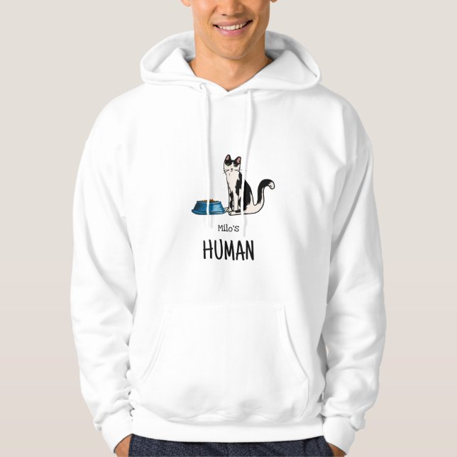 Katttröja med Calico-mönster Hoodie (Framsida)
