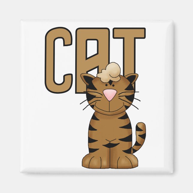 KattTshirts och gåvor Magnet (Framsidan)