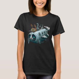 Kattubåt, kimerkattungar för ubåt t shirt