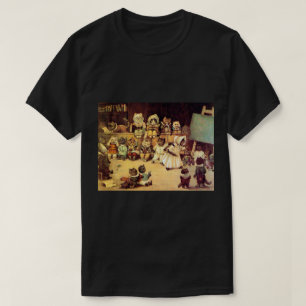 Kattungar av en katt skolar, Louis Wain T-shirt