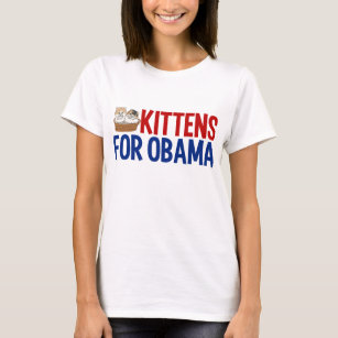 Kattungar för Obama T-shirt