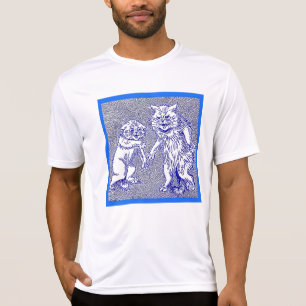 Kattungar i blått av Louis Wain T Shirt