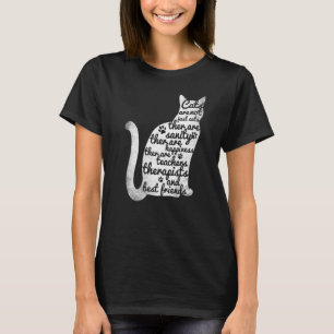 Kattungar Katter Ägare Kisse Mal Mal Typografiska T Shirt