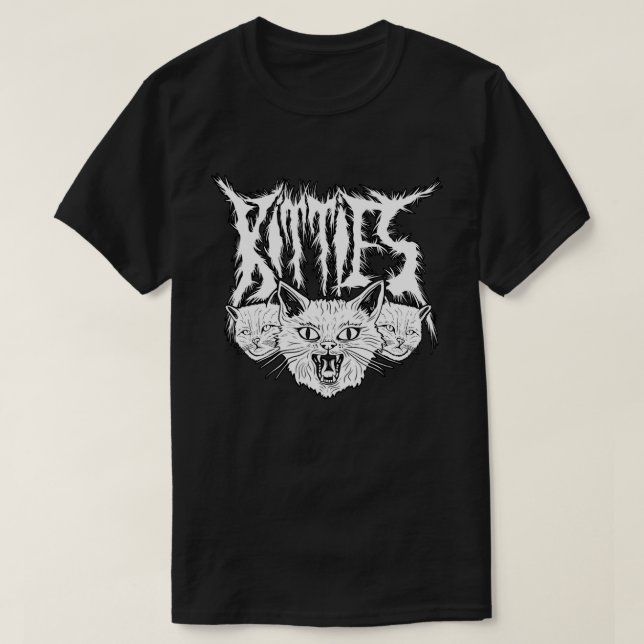 Kattungar - Metalstil T Shirt (Design framsida)