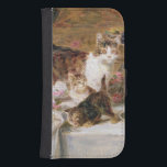 Kattungar på en bankett, 19th århundrade samsung s4 plånboksfodral<br><div class="desc">Kattungar på en bankett,  19th århundrade | vid Louis Eugene Lambert | konstläge: Det Josef Mensing gallerit,  Hamm-Rhynern,  tyskland | den franska konstnären som | avbildar samlingen numrerar: BAL34328</div>