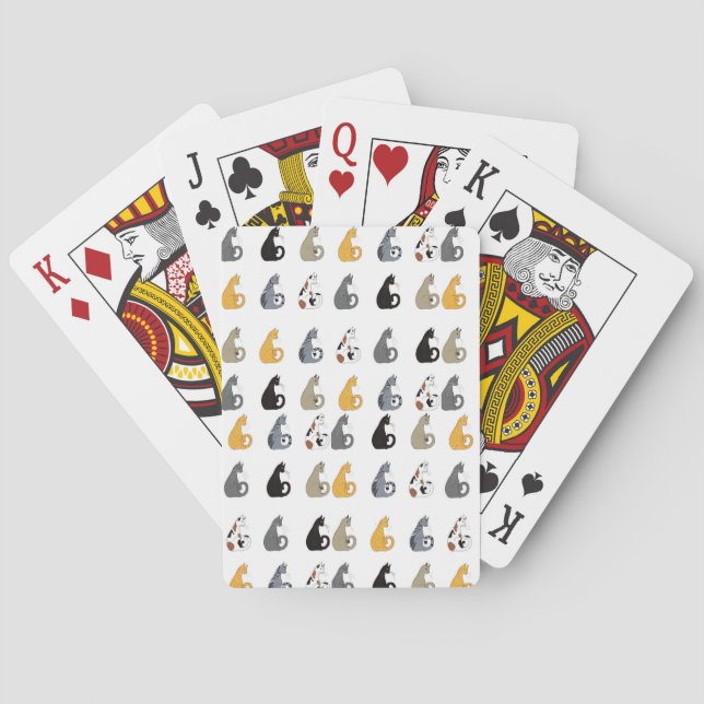 Kattungar Spiral anteckningsbok Casinokort (Baksidan)