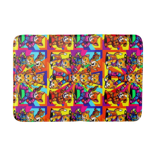 Kattungar - Valpar Badrumsmatta (Framsidan)