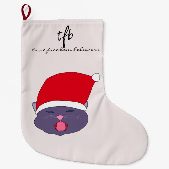 #KattungarMotAISludder II Stor Julstrumpa (Framsidan)