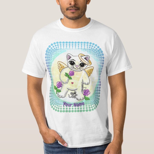 Kattunge ängel t shirt (Framsida)