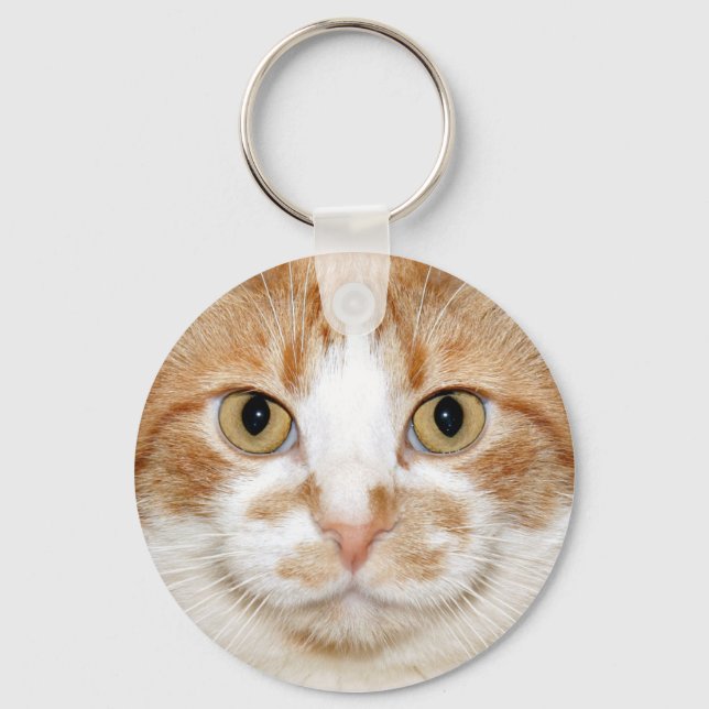 Kattunge ansikte nyckelring (Framsida)